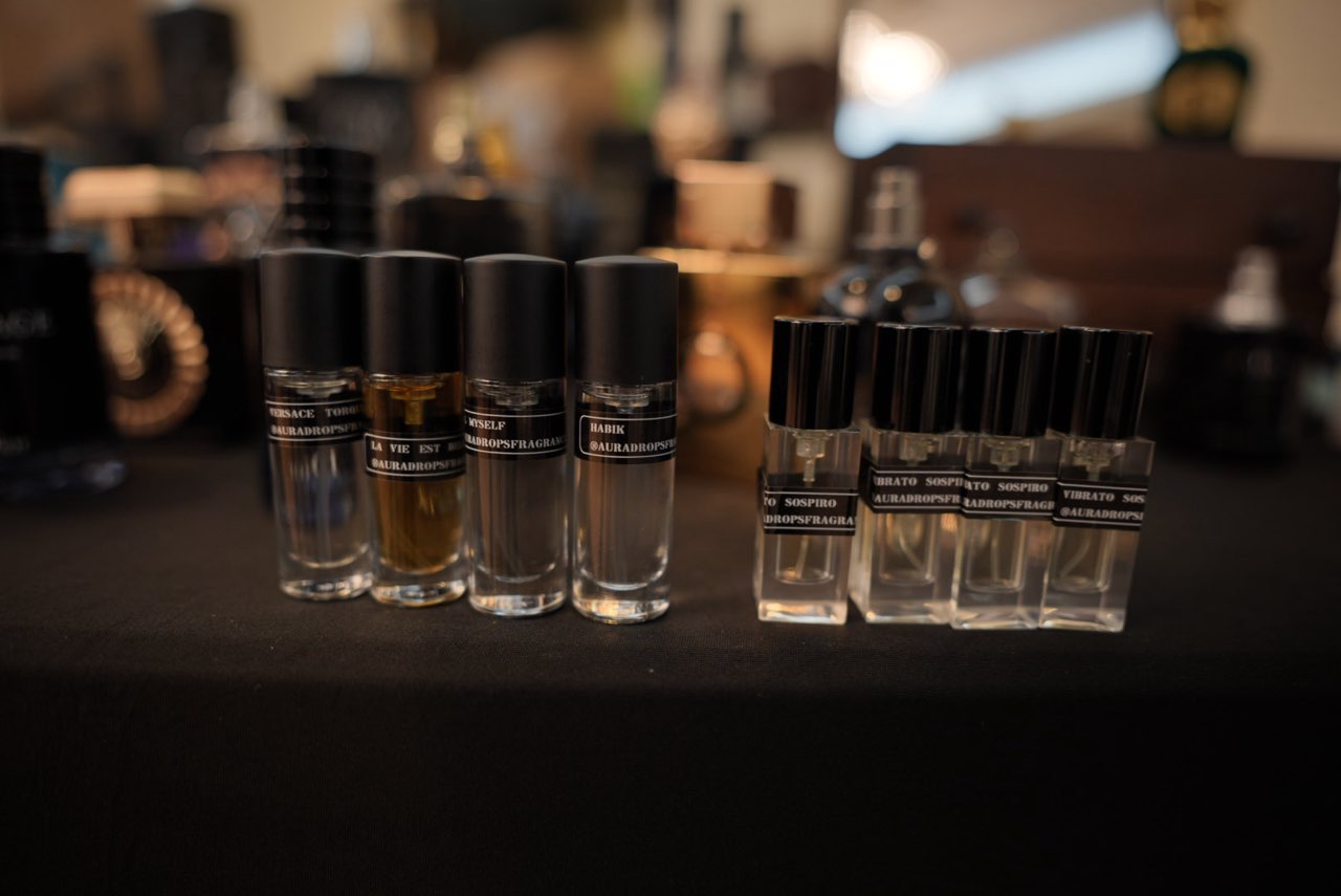 Aura Drops fragrance collection